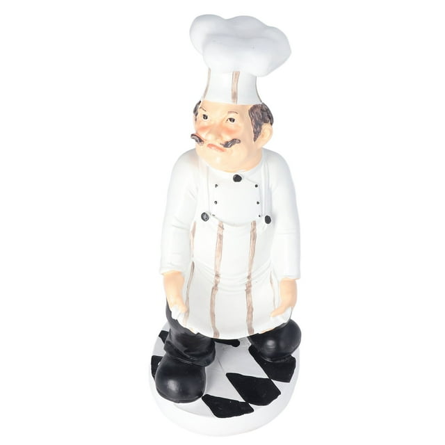 Estatua De Chef, Estatuilla De Chef De Resina Delantal Lindo Estilo De Chef Mano De Obra Fina Para Decoración De Mesa