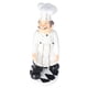 thumbnail image 5 of Estatua de chef estilo rural americano, delantal de chef, decoración para restaurante, cafetería, cocina., 5 of 14