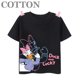 thumbnail image 3 of Camiseta de algodón de manga corta para niñas, informal, a la moda, con estampado de Mickey y Donald Duck de Disney, con bonitos dibujos animados, 3 of 5