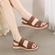 thumbnail image 4 of Zapatos Verano Sandalias Vestir Trenzado Punta Abierta Soporte para El Cómodo Las Mujeres, 4 of 9