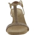 thumbnail image 3 of Style & Co. Womens Mulan2 Faux Suede T-Strap Wedges, 3 of 3