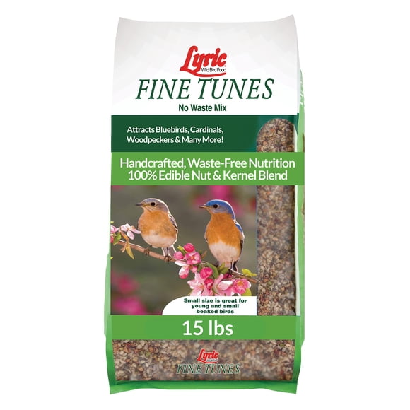 Mezcla sin residuos de Wild Bird Seed Lyric Fine Tunes, 6,8 kg