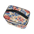 thumbnail image 3 of DIXRUYEE Train Case Cosmetics Organizer Fashion Floral Peony Dreams Printed Size: 9x6.2x6.5 in, 3 of 5