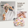 thumbnail image 7 of Cute Avocado Egg Leaves Silk Bonnet for Sleeping Women Men, Adjustable Elastic Satin Bonnet Bonnet for Sleeping, Soft Similar Silk Curly Cuteness Hair Bonnet for Sleeping, 7 of 7