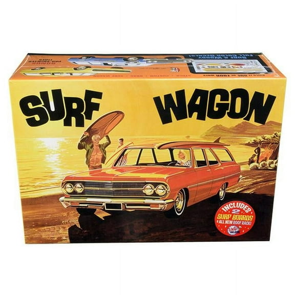 AMT 1965 Chevelle Surf Wagon Plastic Model Kit, 1/25 Scale
