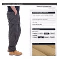 thumbnail image 3 of Pantalones Casuales Con Bolsillos De Moda Para Hombre, 3 of 8