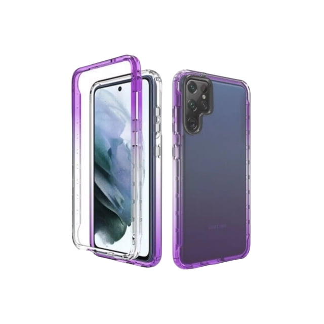 Funda 360 Degradada Uso Rudo Para Samsung S22 Ultra Morado Cely Vesmir