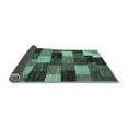 thumbnail image 2 of Ahgly Company Indoor Square Abstract Light Blue Modern Area Rugs, 8' Square, 2 of 4