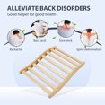 thumbnail image 3 of Sauna Backrest, Enyopro Sauna Accessories, S-Shape Canadian Natural Wood Hemlock Sauna Chair with Back, for Any Barrel or Infrared Sauna, 3 of 7