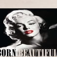 thumbnail image 3 of Marilyn Monroe - Pop Culture Icon - Born Beautiful - Juniors Ideal Flowy Muscle T-Shirt, 3 of 5
