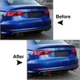 thumbnail image 4 of Rear Bumper Diffuser Rear Splitters Spoiler Lip for Audi S3 8V Sedan, 4 of 4