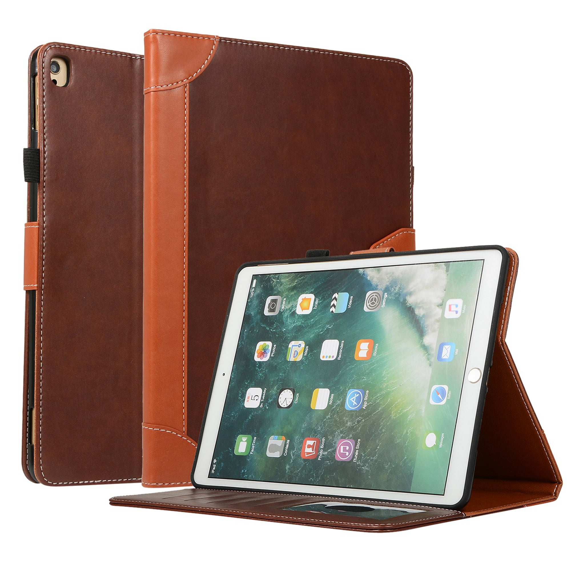 iPad 10.2 inch 2019 Case, iPad 7th Generation Case, Dteck Premium Leather Flip Smart