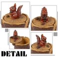 thumbnail image 2 of Cenicero de Cigarrillos con Tapa Lindo Cenicero de Animales del Bosque Vivo para Interiores y Exteriores - Ardillas, 2 of 5