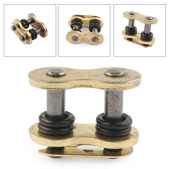 NS Motorcycle Copper Chain Chip Links, 525HV Chain Connecting Master Link with O-Ring Seal Kit Accessaries For Car Truck SUV Universal Powersport Part