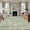 Green, variant on 5'x8' Area Rugs, Summer Palm Leaf Indoor Outdoor Area Rug for Living Room Bedroom, Tropical Bloom Silhouettes Green Washable Bathroom Rugs Kitchen Floor Carpet Mats Home Decor Aesthetic