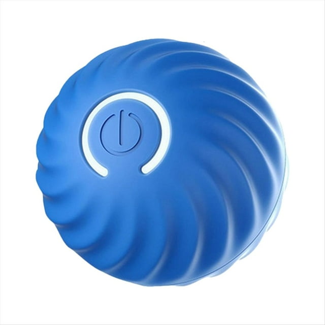 Bola de Juguete ElectróNica para Perros, Bola MóVil Inteligente, Pelota AutomáTica para Saltar, Pelota Rodante para Mascotas, Juguete para Cachorros, Regalos de CumpleañOs, Azul