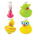 thumbnail image 3 of Fun Express 2" Silly Characters Vinyl Rubber Duck Toys Assortment - 48 Piece, 3 of 3