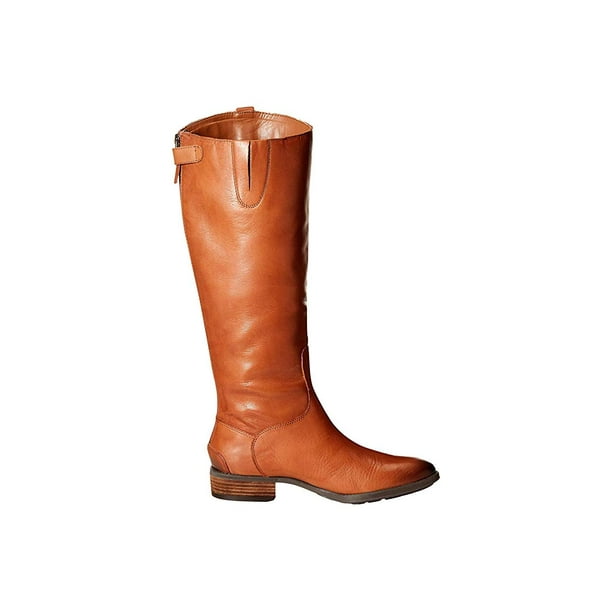 Sam Edelman - Sam Edelman Penny Leather Riding Boot Whiskey - Walmart.com - Walmart.com
