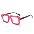 thumbnail image 2 of Blue Light Color Block Glasses Fluorescent Color Contrast Glasses, 2 of 7