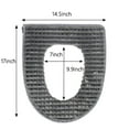 thumbnail image 6 of Bathroom Soft Toilet Seat Cover Pad -Toilet Seat Cushion Washable and Comfortable Toilet Seat Cover Pads, Fits Most Size Toilet Lids for Bathroom (Gray), 6 of 7