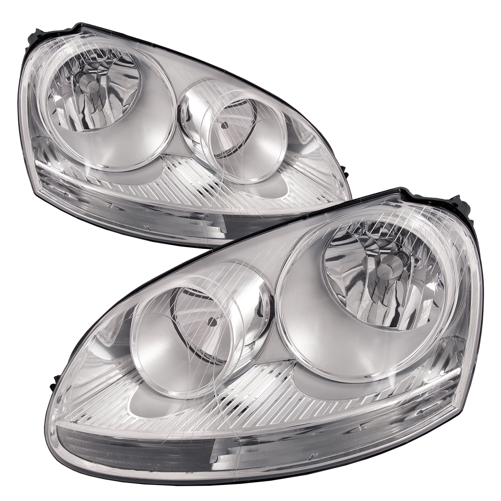 VW Jetta 2006-2011 Chrome Front Headlight Headlamp O/S Drivers Right 
