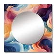thumbnail image 2 of Designart "Celestial Dreamscape: Blue & Purple" 0 Square Mirror For Wall Decor - Large Purple Square Mirror Printed Wall Decor - Glam Square Living Room Mirror, 2 of 5