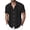 Black, variant on Men's Silky Smooth Short Sleeve Button-Up Shirt for Special Nights