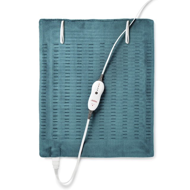 Sunbeam Premium XXL Size Heating Pad with Compact Storage | Electric Heating Pad for Back Pain & Larger Muscle Groups | 4 Heat Settings | 2