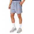 thumbnail image 2 of Shorts Men Casual Men's Spring Summer Striped Woven Loose Fit Casual Lightweight Shorts Sleep Pants for Home Light Blue L, 2 of 7