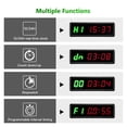 thumbnail image 3 of LED Programmable Interval Timers, 1.5" High Character Gym Timer, Tabata, Stopwatch,Count Up/Down Fitness Training Timer ,Versatile Applications, 3 of 6