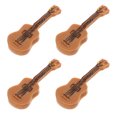 thumbnail image 1 of 4pcs Fake Miniature Guitar Photo Props Unique Small Guitar Model Doll House Decor, 1 of 7