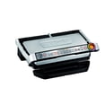 thumbnail image 1 of T-Fal, Electric Grill, OptiGrill Stainless Steel XL 6 Servings 9 Intelligent Automatic Cooking Modes 1800 Watts Nonstick Removable Plates, Dishwasher Safe, Panini Press Sandwich Maker, 1 of 5