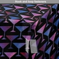 thumbnail image 4 of Vodka Soda Dog Crate Cover, Repetitive Martini Glasses Cocktails Polygonal Pattern, Easy to Use Pet Kennel Cover Small Dogs Puppies Kittens, 7 Sizes, Quartz Pale Fuchsia, by Ambesonne, 4 of 6