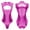 Pink, variant on Women Shiny Metallic Sleeveless Mock Neck Cut Out Bodysuit Catsuit Swimsuit Club Pole Dance Leotard