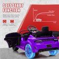 thumbnail image 6 of COCLUB 12V Dodge Licensed Toddler Electric Car for Kids, Ride-On Toys with Parent Remote Control, Bluetooth® & LED Dashboard – ASTM Certified for Boys & Girls Ages 3-4, Purple, 6 of 6