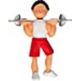 thumbnail image 2 of Ornament Central Weightlifter, Male, 2 of 2