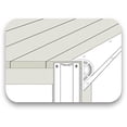 thumbnail image 1 of Easyflx Dock Edging, White D - 16 ft., 1 of 1