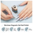 thumbnail image 4 of Esmalte de uñas en gel Cat Eye Bevimee Moonlight Silver 12 ml, 4 of 7