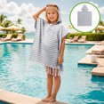 thumbnail image 4 of Accesorios de baño Toalla de playa suave de secado rápido que absorbe el agua Toalla de playa para surfear en la playa Capa con capucha para niños Capa de toalla de playa de algodón, 4 of 6