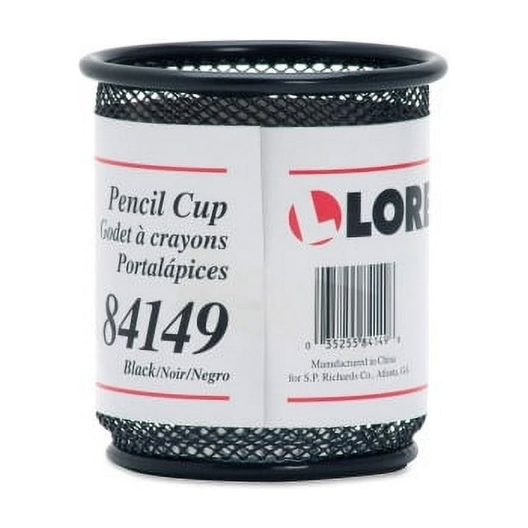 Lorell Mesh Wire Pencil Cup Holder - 3.5 Lorell Mesh Wire Pencil Cup Holder - 3.5