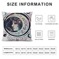 thumbnail image 5 of BANET Throw Pillow , Western Chart with All Signs Mystique Fate Calendar, Decorative Pillow Case 22x22in, 5 of 5
