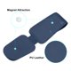 thumbnail image 4 of 2uds Gafas Soportes para Coche Blanco Imitación Diamante con Tarjeta Clip Azul Unique Bargains accesorios para viseras automotrices, 4 of 7