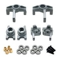 thumbnail image 3 of Kits de soporte de Eje de dirección de metal Zulema para Wltoys 124016 124017 124018 124019 1:12 1:14 Titanio Cubo de dirección, 3 of 6