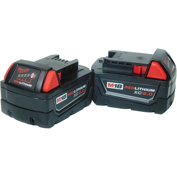 48-11-1852 M18 REDLITHIUM XC 5 Ah Lithium-Ion Extended Capacity Battery (2-Pack)