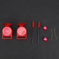 thumbnail image 4 of Belissy 2Pcs Garden Hand-Held Plastic Hummingbird Feeder Outdoor Bird Feeding Device Decoration, 4 of 8