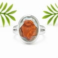 thumbnail image 4 of SATYAVIE JEWELLERY Fine 925 Sterling Silver Ring For Women Mystic Topaz Ring Sterling Silver Statement Ring Oval Cut Gemstone Ring Size US 4, 4 of 7