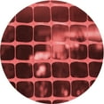 thumbnail image 1 of Ahgly Company Indoor Square Patterned Grapefruit Red Area Rugs, 3' Square, 1 of 6
