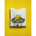 thumbnail image 3 of Hipster Schnauzer Sweatshirt Women -Image by Shutterstock, Female Large, 3 of 4