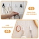 thumbnail image 4 of 4 ganchos de pared adhesivos con forma de cola de gato para colgar en la cocina y el baño., 4 of 5