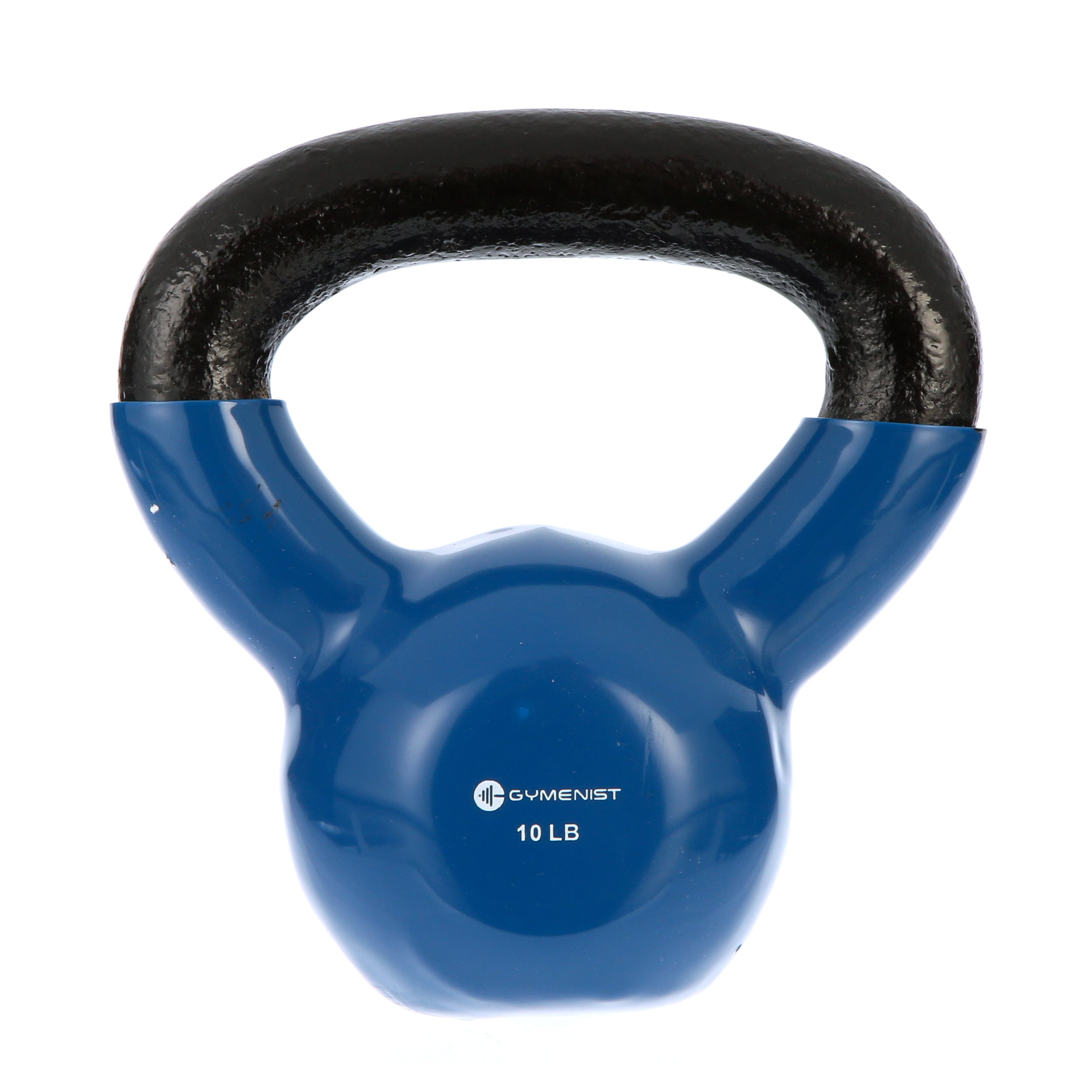 Gymenist, 10lb Vinyl Coating Kettlebell, Single